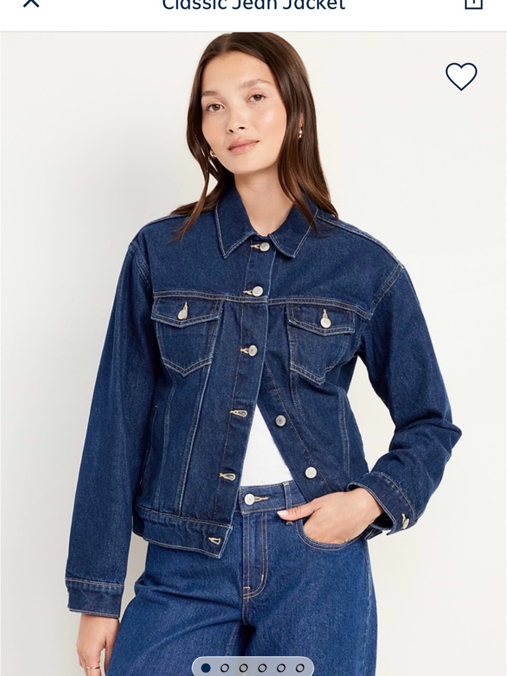 Old Navy Classic Denim Jean Jacket - Dark Wash